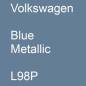 Preview: Volkswagen, Blue Metallic, L98P.